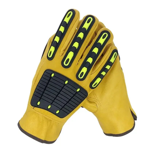 Gants de mécanicien en cuir quantité minimale de commande bas TPR gants de mécanicien en cuir de boxe de qualité supérieure TPR dernière conception gants de mécanicien en cuir - Product Image 2