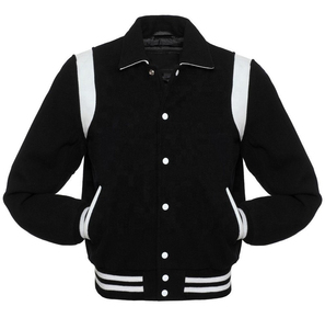 Custom Logo Unisex Kids Varsity <b>Baseball</b> <b>Bomber</b> <b>Jackets</b> Causal Slim Fit Button CollegeBaseballjacket for men DDP Shipping - Product Image 1