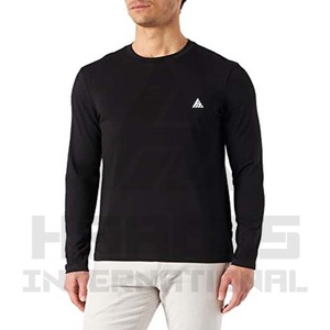 Top Selling Men's Custom Long Sleeve <b>T</b> <b>Shirts</b> Workout Men's Yoga <b>T</b> <b>Shirt</b> <b>Plain</b> <b>Black</b> Long Sleeve <b>T</b> <b>Shirts</b> Men's - Product Image 5