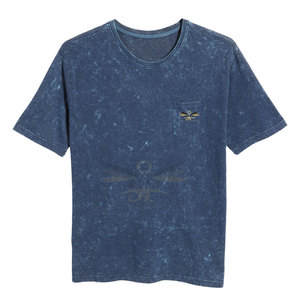 Créez votre propre logo T-shirts délavés à l'acide pour hommes Vêtements décontractés Derniers modèles de t-shirts délavés à l'acide à vendre - Product Image 1