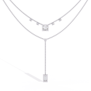 Collar de Oro de 18K con Diamante Cultivado en Laboratorio, Hermosa Pieza para Damas - Product Image 1