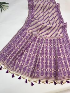 Saree indien le plus exclusif des exportations dernier traditionnel doux Mul coton pour la fête mariage Festival porter femmes chemisier le plus vendu - Product Image 5