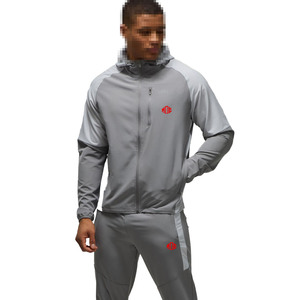 Conjunto Deportivo para Hombre con Chaqueta con Capucha de Tela Elástica y Pantalones Deportivos para Gimnasio, Pedidos al por Mayor OEM - Product Image 3