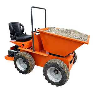 Minidumper mezclador de hormigón tipo oruga, autocargable, a gasolina, con sistema hidráulico de mezcla - Product Image 1