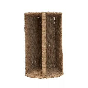 Cesta de revista de yute tejida a mano con asa Organizador de almacenamiento ecológico para decoración de sala de estar, oficina o dormitorio - Product Image 4