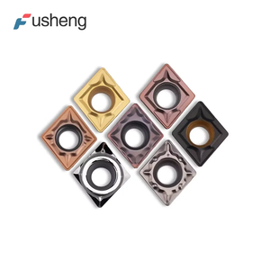 Fusheng Cmt Tungsten Indexable Carbide Chèn Bên Ngoài Nội Bộ CNC Máy Tiện Máy Cắt & Chuyển Công Cụ Sản Xuất Chèn - Product Image 1