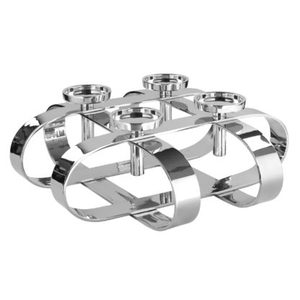 Vente chaude Porte-bougie et porte-fleurs en aluminium moderne fait à la main pour la décoration de mariage, de Noël et de la maison - Product Image 5