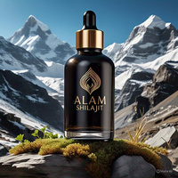 ALAM MINERALS Gouttes liquides de Shilajit pur de l'Himalaya 30 ML Supplément antioxydant pour adultes avec compte-gouttes Soutien immunitaire Énergie