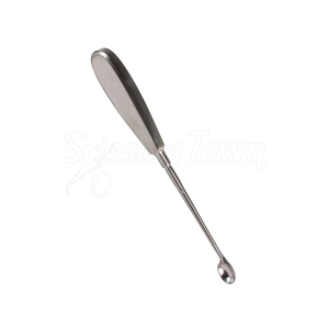 Curette à os suédoise 8.75 pouces 14mm outil médical orthopédique chirurgical ovale en acier inoxydable - Product Image 4