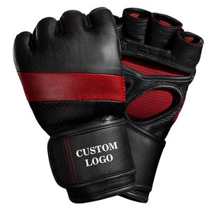 Nouveau service OEM personnalisé taille adulte MMA gants d'entraînement-matériau PU léger coupe confortable unisexe crochet et boucle de fermeture - Product Image 1