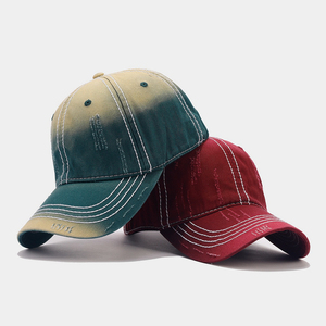 Gran oferta, gorra de camionero de malla desgastada ajustable de algodón lavado con ácido Vintage para exteriores con logotipo personalizado bordado - Product Image 3