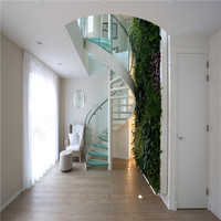 Offre Spéciale extérieur en fer forgé escalier en colimaçon intérieur en bois marche verre garde-corps escalier câble garde-corps escalier en colimaçon