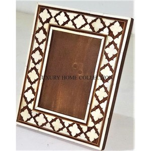Classic Wooden with Mop Photo <b>Frame</b> with Great Border and <b>Antique</b> Perfect for Adding Elegance to Your Home or Office Decor - Product Image 1