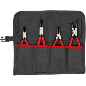 KNIPEX 4-Piece Circlip <b>Pliers</b> <b>Set</b> 10-60 mm in Roll-Up Pouch - Product Image 1