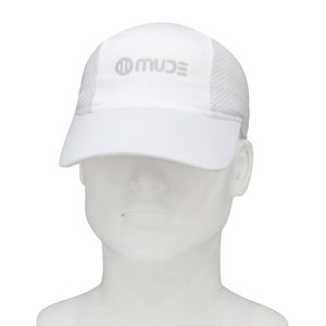 Gorra para correr blanca y transpirable - Product Image 1