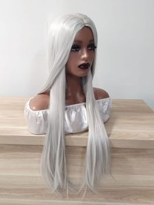 Transformez votre style avec la meilleure perruque blonde argentée HD Remy Indian Lace Front Double Drawn 250g - Product Image 4