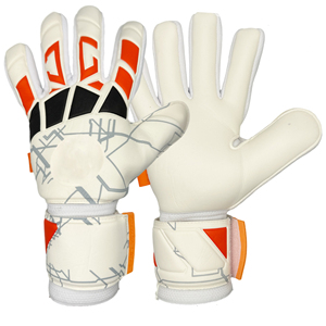 Gants de gardien de but en cuir durables de style nouveau, respirants, imperméables/coup-vent, antidérapants, design à doigts entiers, sangle de poignet réglable - Product Image 1