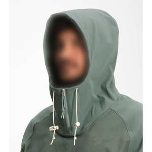 แจ็คเก็ตกันลมมีซิปสำหรับผู้ชายกลางแจ้งมีฮู้ดปรับแต่งได้ทำจากโพลีเอสเตอร์100% สำหรับฤดูหนาว - Product Image 5