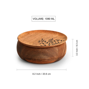 Wooden Casseroles Hot <b>Pot</b> with Lid for Home Hotel Food Serving Hot <b>Pot</b> Dish Decorative Customized Size Wooden Food Warmer Supply - Product Image 5