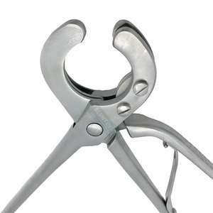 Emasculateur Reimers de haute qualité avec dispositif de coupe Instruments vétérinaires chirurgicaux d'émasculateur blanc en acier inoxydable - Product Image 1