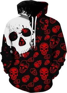 Pull à capuche d'hiver unisexe imprimé galaxie 3D de haute qualité 100% coton style décontracté avec grandes poches conçu pour tout le monde - Product Image 3