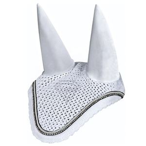 Bonnets d'oreille en tricot anti-moustiques de haute qualité pour courses de chevaux d'été, bonnet anti-mouches pour chevaux, logo personnalisé accepté - Product Image 4