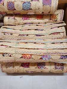 Juego de alfombras de estilo moderno tejidas a mano trenzadas de yute 100% con patrón abstracto, alfombra perfecta para decoración del hogar - Product Image 2