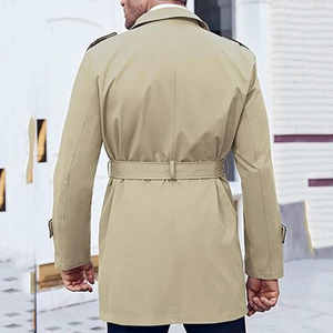 Vente chaude hommes hiver épais manteaux poids lourd hommes décontracté chaud élégant 100% laine manteaux à la vente en gros grande taille hommes manteau - Product Image 5