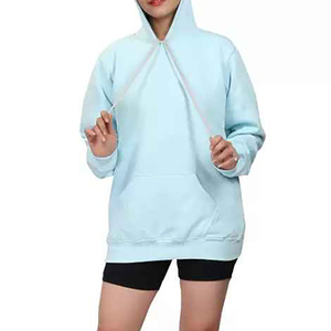 Custom Rhinestones Wings Pullover Hoodies Trending Fashion Red Cotton Blended Hoodie Sudaderas Tops Para las mujeres básicas Hoodies - Product Image 1