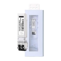 Transceiver Optik 10G SFP+ 2km 1310nm Modul LC Single Mode Ringkas untuk Jaringan Ethernet Perusahaan