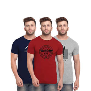 Wholesale Heavyweight Round Neck Custom Screen Printed <b>Mens</b> T-shirt 100% Cotton T-shirt for <b>men</b> From Bangladesh Factory - Product Image 4