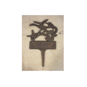 Black Powder Coated Iron Hanging Garden Sign <b>Name</b> <b>Plate</b> For Home Garden Park Wall Decorative Usage Garden Sign <b>Name</b> <b>Plate</b> - Product Image 5