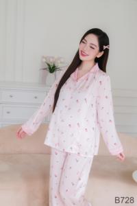 เสื้อผ้าคุณแม่ผ้าไหมไข่มุกสวมใส่สบายดูดซับเหงื่อได้ดี Price-B728 - Product Image 3