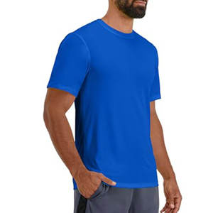 Camiseta de compresión para correr para hombre, camisetas deportivas de manga corta, sudadera deportiva para gimnasio, camiseta transpirable con logotipo impreso personalizado para correr para hombre - Product Image 5