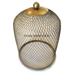 Alambre de metal hecho de alta calidad estándar más vendido Metal Food Dome restaurante y hoteles accesorios suministros en el precio más bajo - Product Image 1