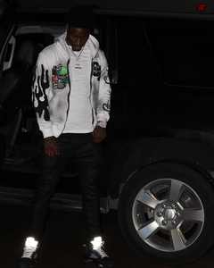 Sudadera con capucha y sudadera Unisex lavada con ácido 450gsm 320gsm Sudadera con capucha Puff Impreso Bordado desgastado Sudadera para hombre Logotipo personalizado - Product Image 4