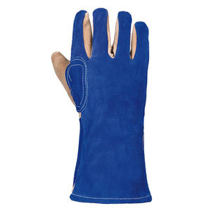 Cómodos guantes de cuero de doble palma de alta resistencia PPE Seguridad Construcción industrial Actividades al aire libre Guantes de soldadura - Product Image 1