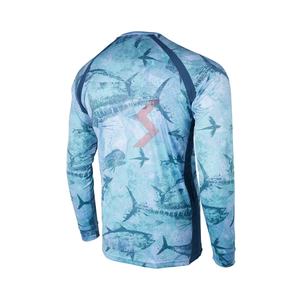 Maillots de pêche pour hommes de bonne qualité les plus récents T-shirts de pêche respirants vêtements de pêche populaires prix bon marché meilleurs vêtements de mode - Product Image 4