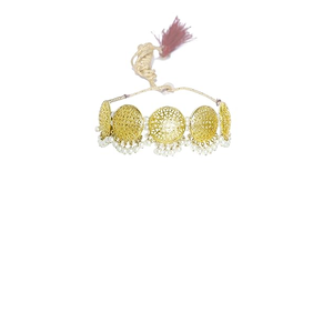Collier ras du cou avec motif de pièce de monnaie pour les occasions festives - Product Image 4