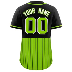 Buena calidad hombres sublimación ropa deportiva béisbol uniforme Jersey camisa de béisbol de los hombres con impresión personalizada y color - Product Image 4