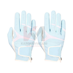 Gant de golf pour homme en cuir de cabretta véritable, durable et longue durée, avec ajustement naturel breveté, main gauche, blanc - Product Image 6