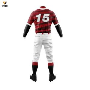 2025 nouveaux maillots de Baseball imprimés par sublimation personnalisée en gros et ensemble complet de pantalons ensembles d'uniformes de Softball et de Baseball - Product Image 2