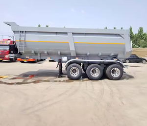 LISTO PARA ENVIAR Remolques Volquete Usados de 3 y 4 Ejes, de Servicio Pesado, con Cilindro Hidráulico - Product Image 3