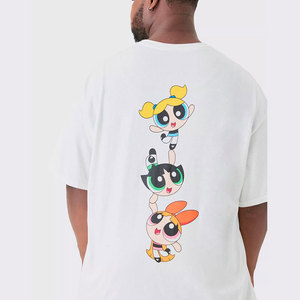 T-shirt unisexe 100% coton col rond uni manches courtes anti-rides sérigraphié motif solide décontracté respirant T-Shirts - Product Image 3