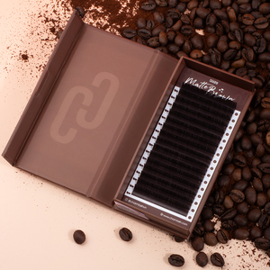 Charmlash Extensions de cils individuelles, boîtes de cils en gros, plateaux de cils brun chocolat, brun mat, OEM ODM, marque privée - Product Image 2