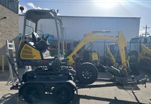 Nouvelle mini-pelle Wacker Neuson ET18 avec moteurs Cummins Yanmar Volvo, vannes hydrauliques Hydac, vérins hydrauliques Hawe – Essentiel - Product Image 5