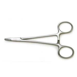 Soporte de aguja de madera Crile Soporte de aguja de alta precisión Instrumento médico para suturas Soporte de aguja con mecanismo de bloqueo - Product Image 3