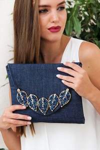 CRÉER UNIQUE Style Bohème Broderie Perle Soirée Mariage Main Pochettes Fantaisie Design Doublure En Gros - Product Image 2