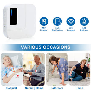 ปุ่ม SOS วายฟาย <span class=keywords><strong>Daytech</strong></span> พร้อมแอป Tuya สำหรับผู้ดูแลผู้สูงอายุ วัสดุ ABS อินเตอร์คอมระยะ 100 เมตร รุ่น TH-SOS - Product Image 4
