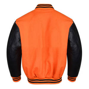 Meilleures ventes Design personnalisé Vêtements de mode de rue universitaire Vestes respirantes de grande taille Logo avant chaud 100% laine - Product Image 3